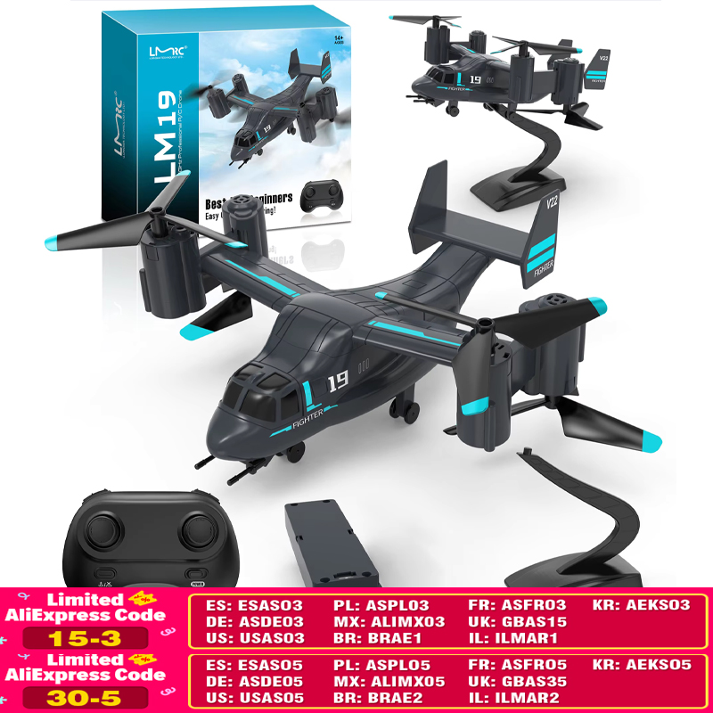 Drone Rc Land - LM19 Elicottero telecomandato Drone 480P Fotocamera