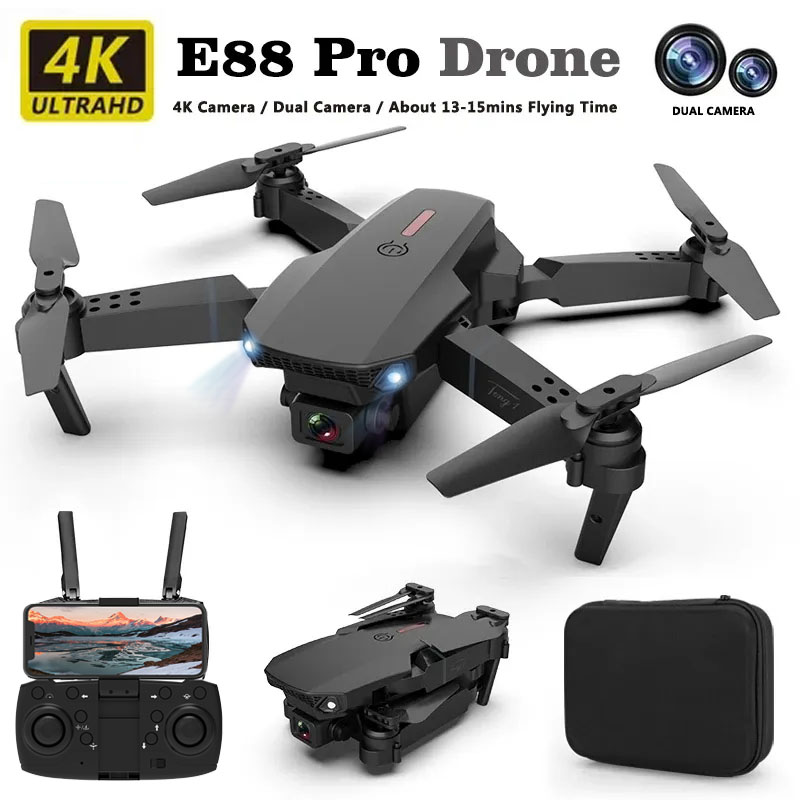 Drone Rc Explorer - E88pro Drone Professionale Dron Flusso Ottico
