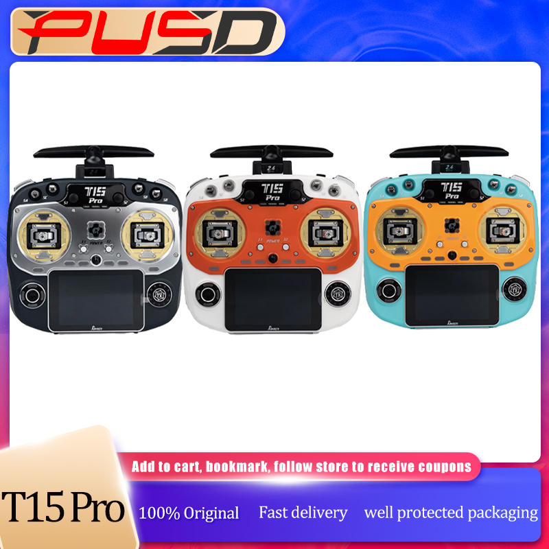 Drone Rc Pro 2 - Radiocomando T15 Pro 2.4Ghz con sensore