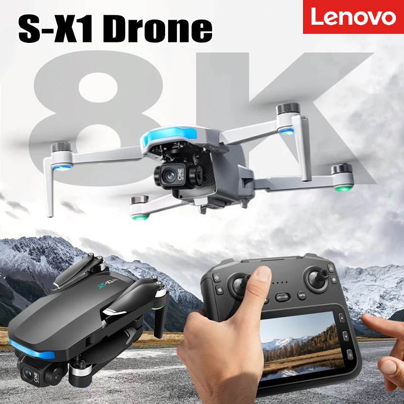 Drone Rc Land - Drone Lenovo S-X1 8K HD Professionale