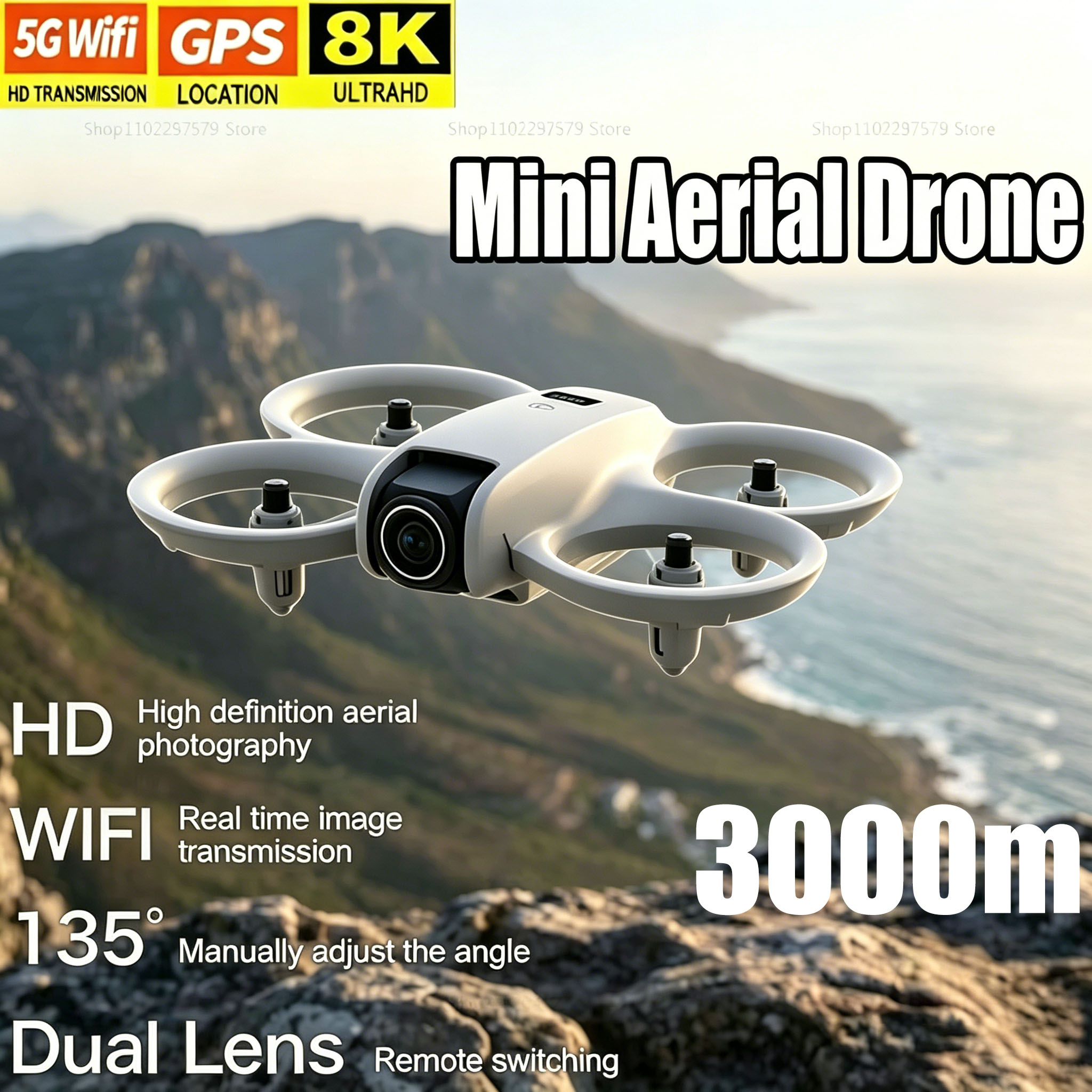 Drone Rc Explorer - Mini Drone con Telecamera HD 8K