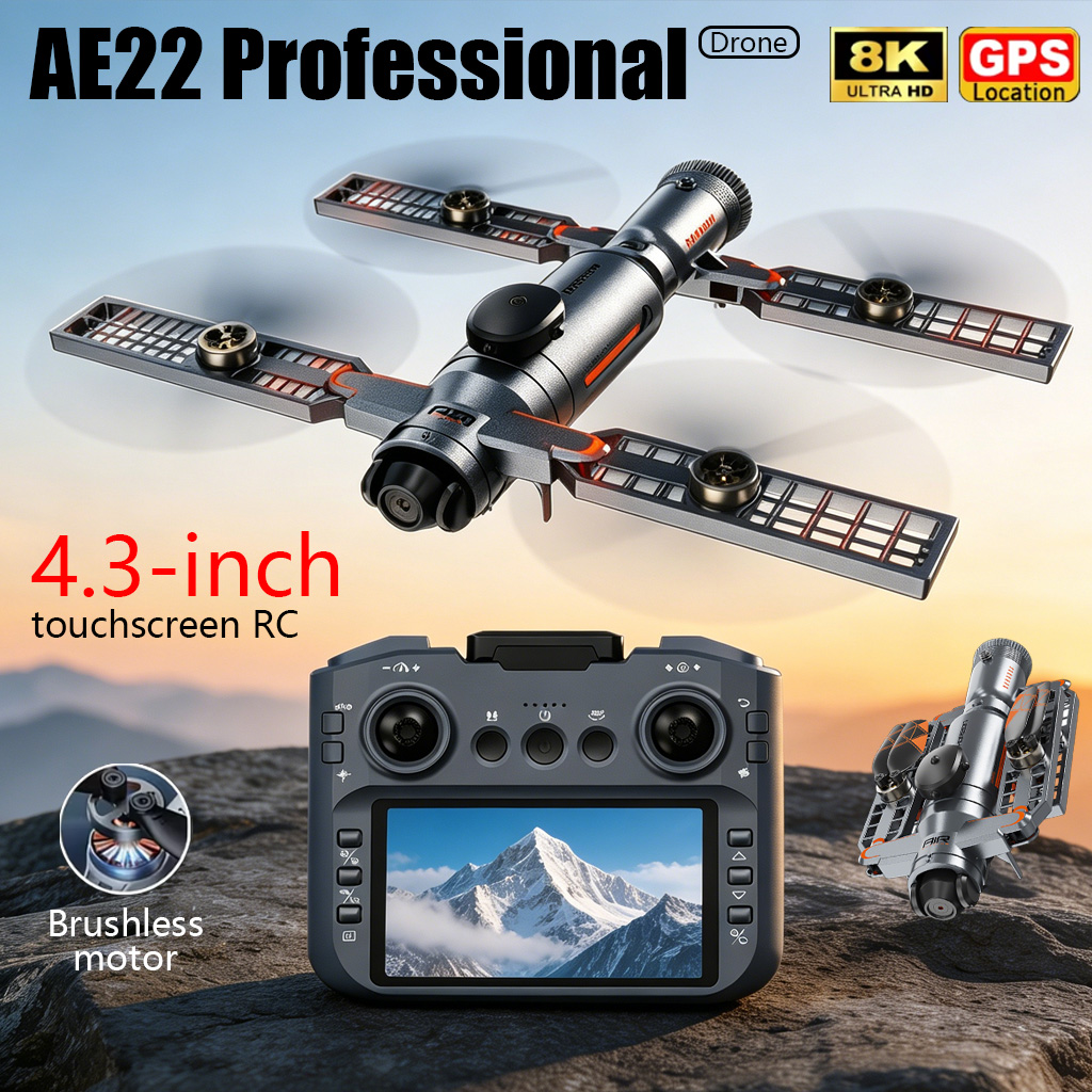 Drone Rc Pro 2 - Drone Pieghevole AE22 PRO MAX Aggiornato,