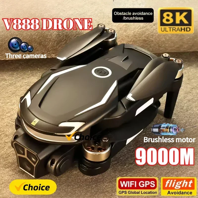 Drone Rc Explorer - Nuovo Drone V888 8K GPS con