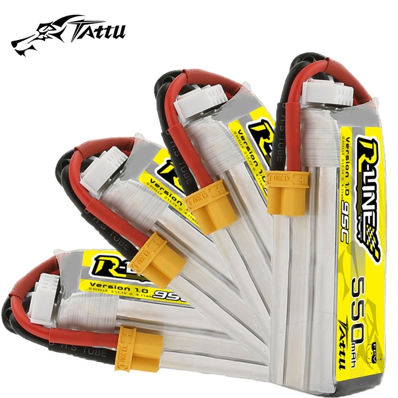 Nano Quad Fpv - Batteria Lipo TATTU R-LINE 1.0 550mAh