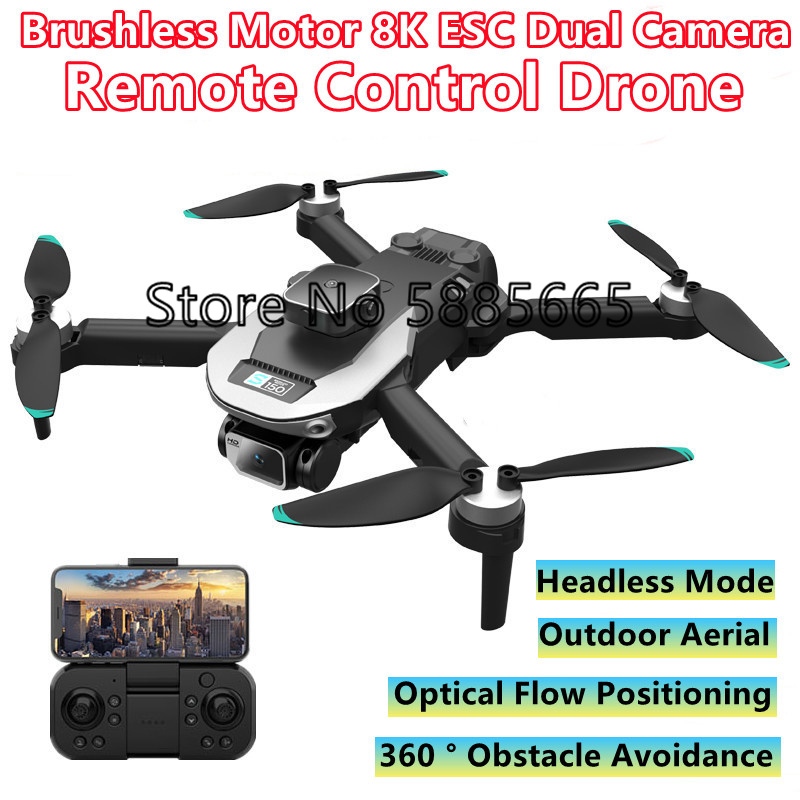 Drone Smart Rc Foldable - Drone RC con Evitamento Ostacoli Intelligente,