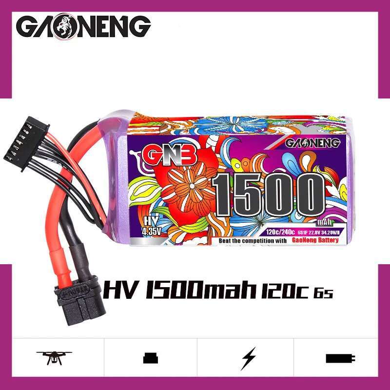 2 pezzi GNB 6S Lipo batteria 2 - Nano Quad Fpv recensione e prezzo