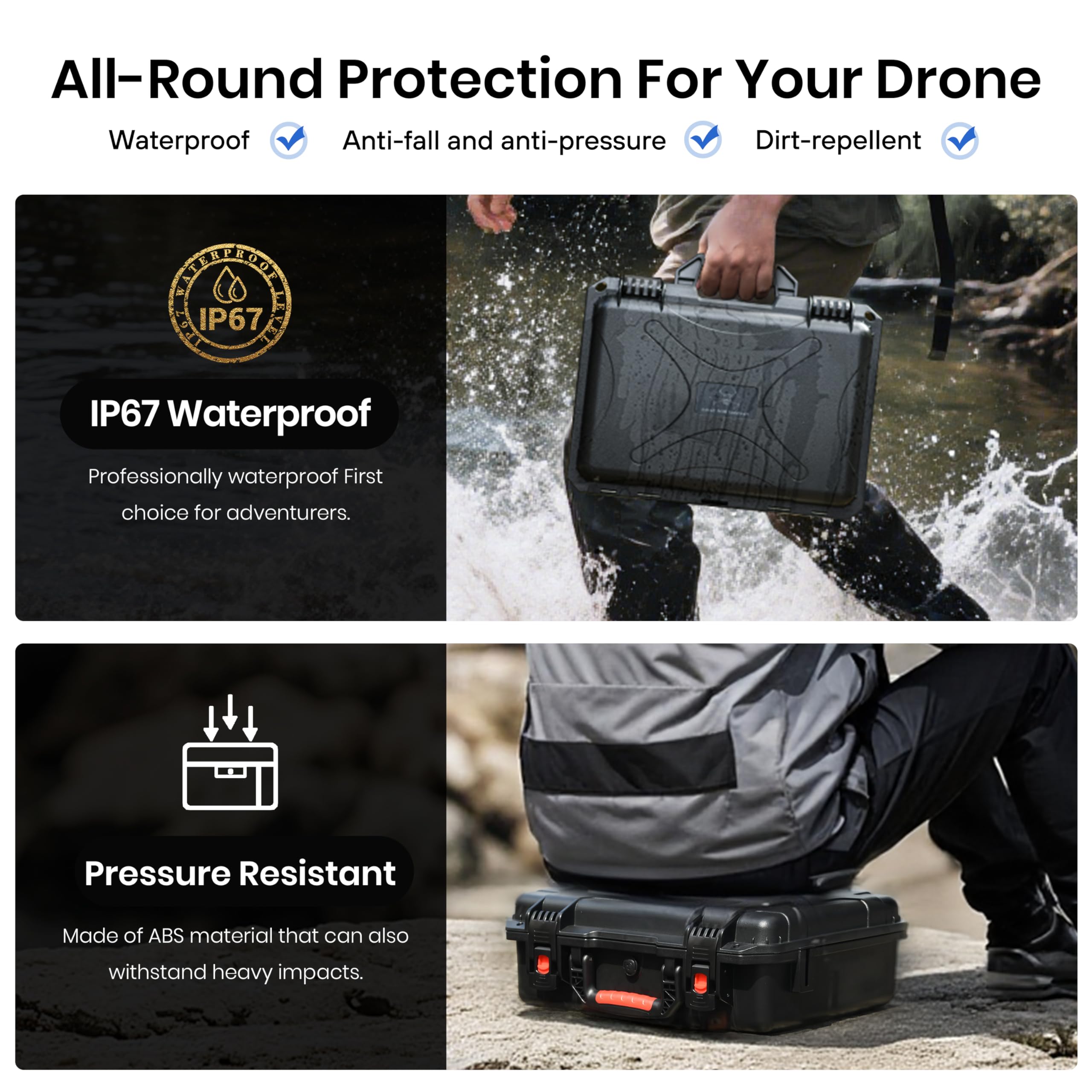 Custodia rigida impermeabile S - Drone Dji Rc Mini recensione e prezzo