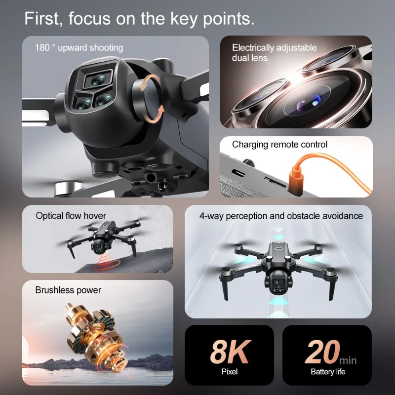 Drone RC Professionale Lenovo  - Drone Smart Rc Foldable recensione e prezzo
