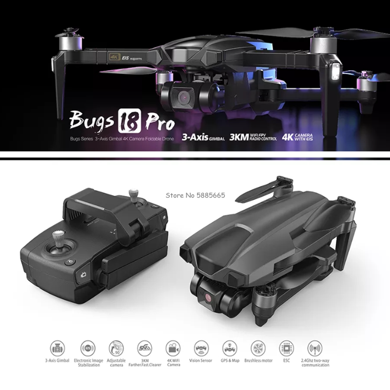 Professionale 4K GPS Ritorno F - Drone Smart Rc Foldable recensione e prezzo