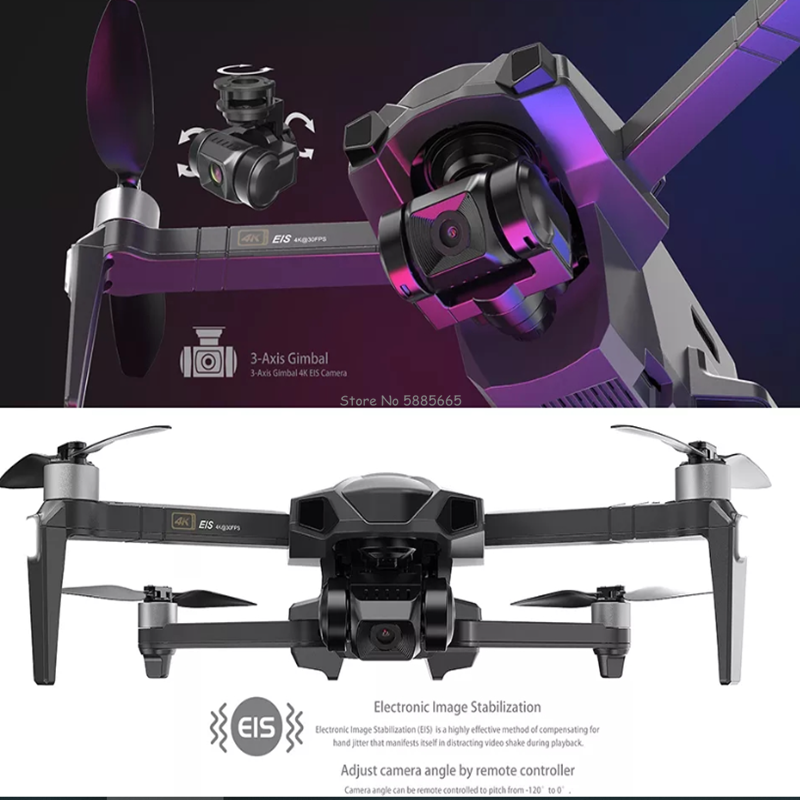 Professionale 4K GPS Ritorno F - Drone Smart Rc Foldable recensione e prezzo