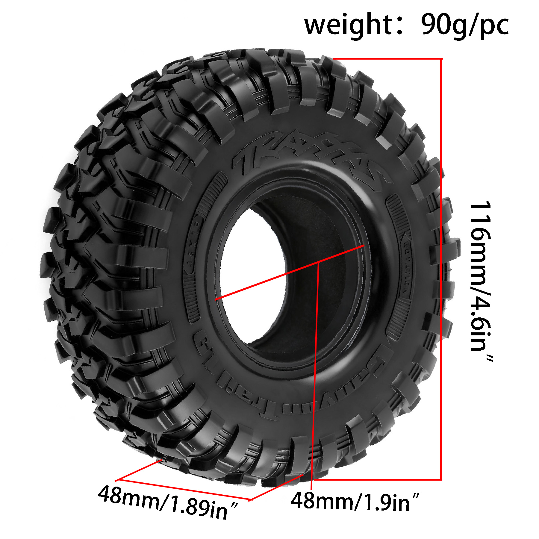 Pneumatici con rocce in gomma  - Rc Rock Crawler recensione e prezzo