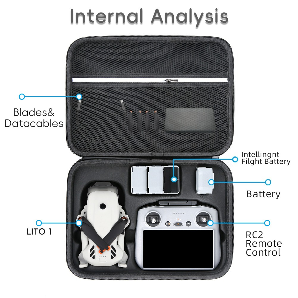 Custodia da trasporto portatil - Drone Dji Rc N3 recensione e prezzo