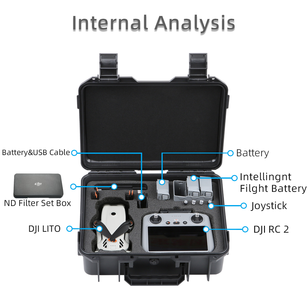 Custodia rigida portatile per  - Drone Dji Rc N3 recensione e prezzo