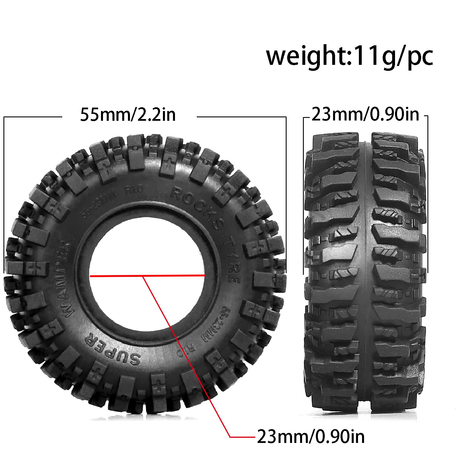 Pneumatici RC Crawler 1.0 1/24 - Rc Rock Crawler recensione e prezzo