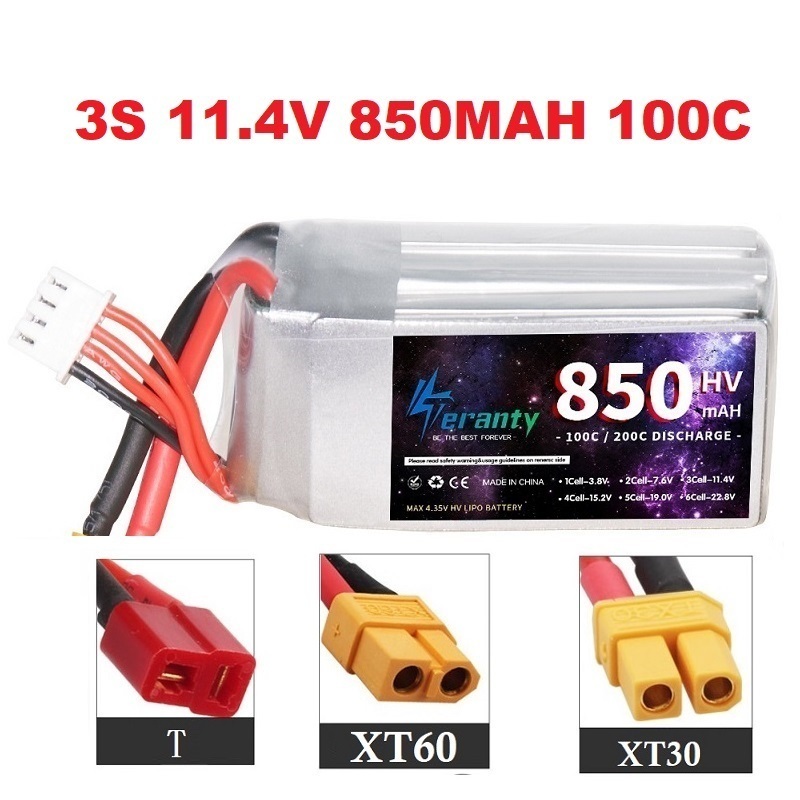 1/2/3PCS TERANTY 3S 11.4V Lipo - Nano Quad Fpv recensione e prezzo